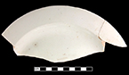 Creamware plain edge plate. Rim diameter: 10.00”. Lot:5, Provenience:1G.454.7, Privy Stratum 2. 18BC38