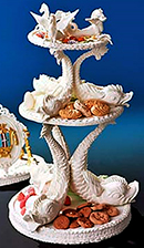 Dolphin Tazza shown on right from http://www.historicfood.com/