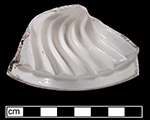 Small mold – jelly, blancmange or flummery collected by George L. Miller in 1986 in Staffordshire, England.