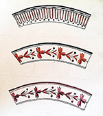Enamelled Table Service Drawing Book, Plate 904 n.d., from Leeds Pattern Book.