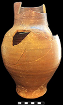 English brown salt glaze stoneware jug, vessel height:  12.0” - from 18BC33.