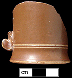 Small tankard with cordoning at base.  Base diameter is 2.0” from 18AN30 Saunders Point.
