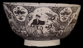 Chinese-inspired floral designs were very popular, with a long range of production-bowl from priv. collection.