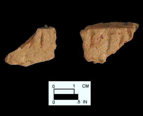 Coulbourn rim sherds from Haddock, site 18WO161/4.