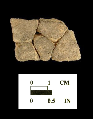 Moyaone mended body sherds from Oxon Hill site 18PR175/157.