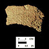 Dames Quarter cord-marked body sherd from a Maryland unprovenienced site.