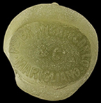 This bottle seal was an isolated find from a beach in Calvert County-18CVx323-1-Isolated find. 