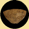 Thumbnail image of a mended Early Woodland Accokeek pot, when clicked on will take you to the Early Woodland Ceramics section.
