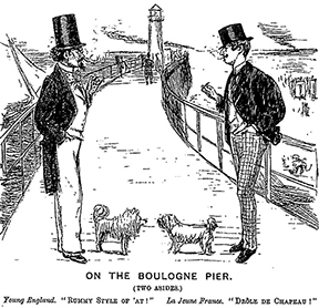 Historical pen and ink illustration titled 