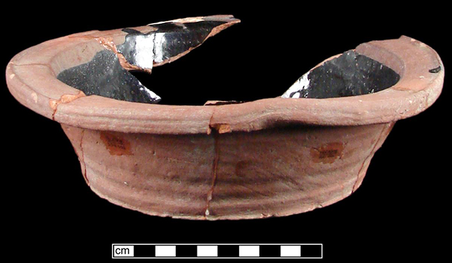 Mended utilitarian basen from 18CH308/Vessel1.