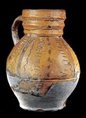 The neck treatment of the Buck vessel is also very similar to the 1670-1680 example found at Jamestown. 