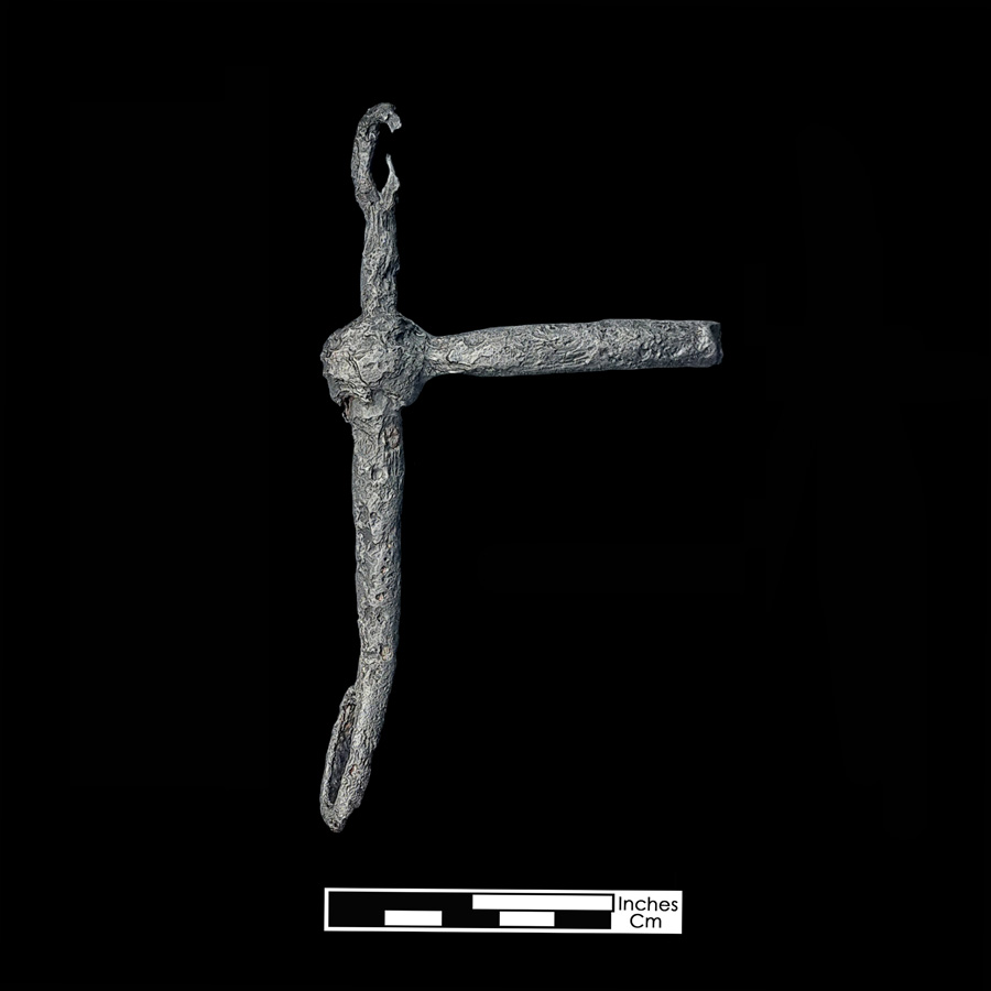 Image of iron curb bit.