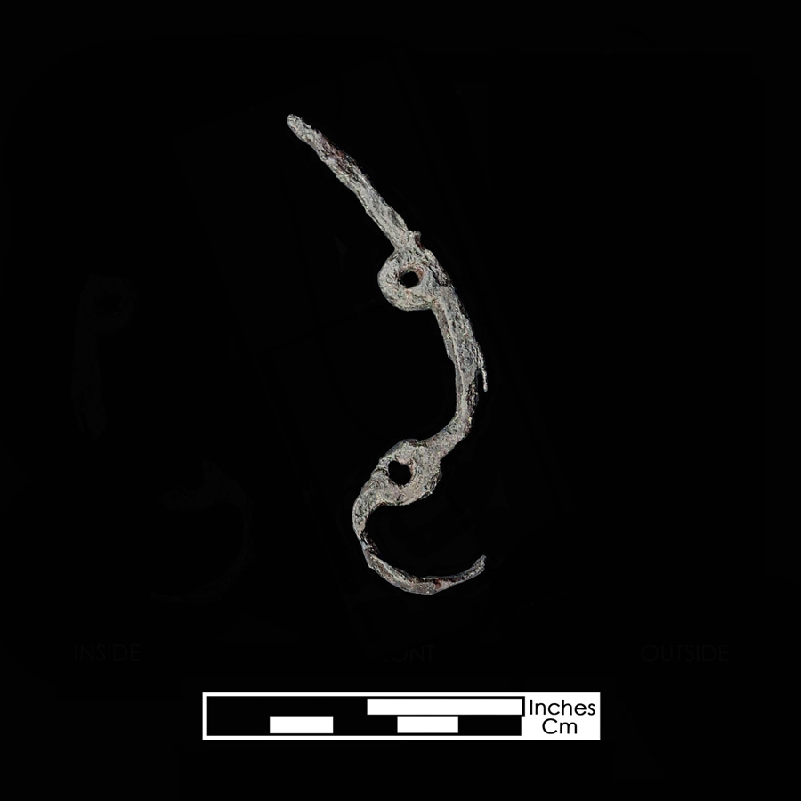 Image of iron curb bit.