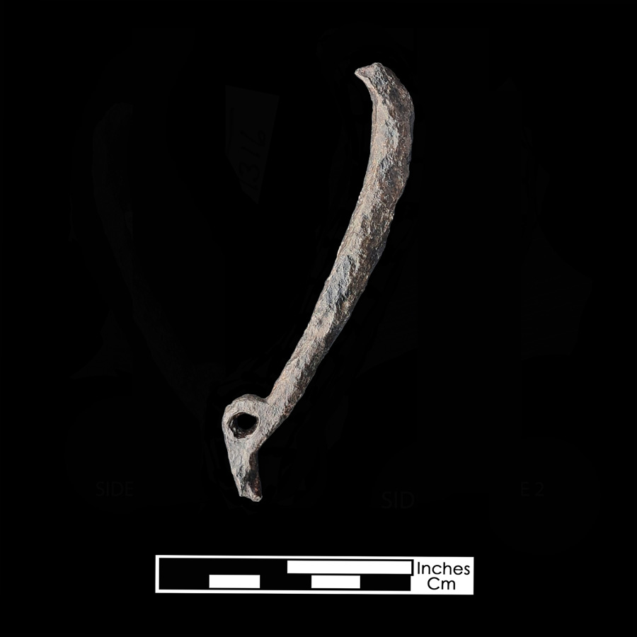 Image of iron curb bit.
