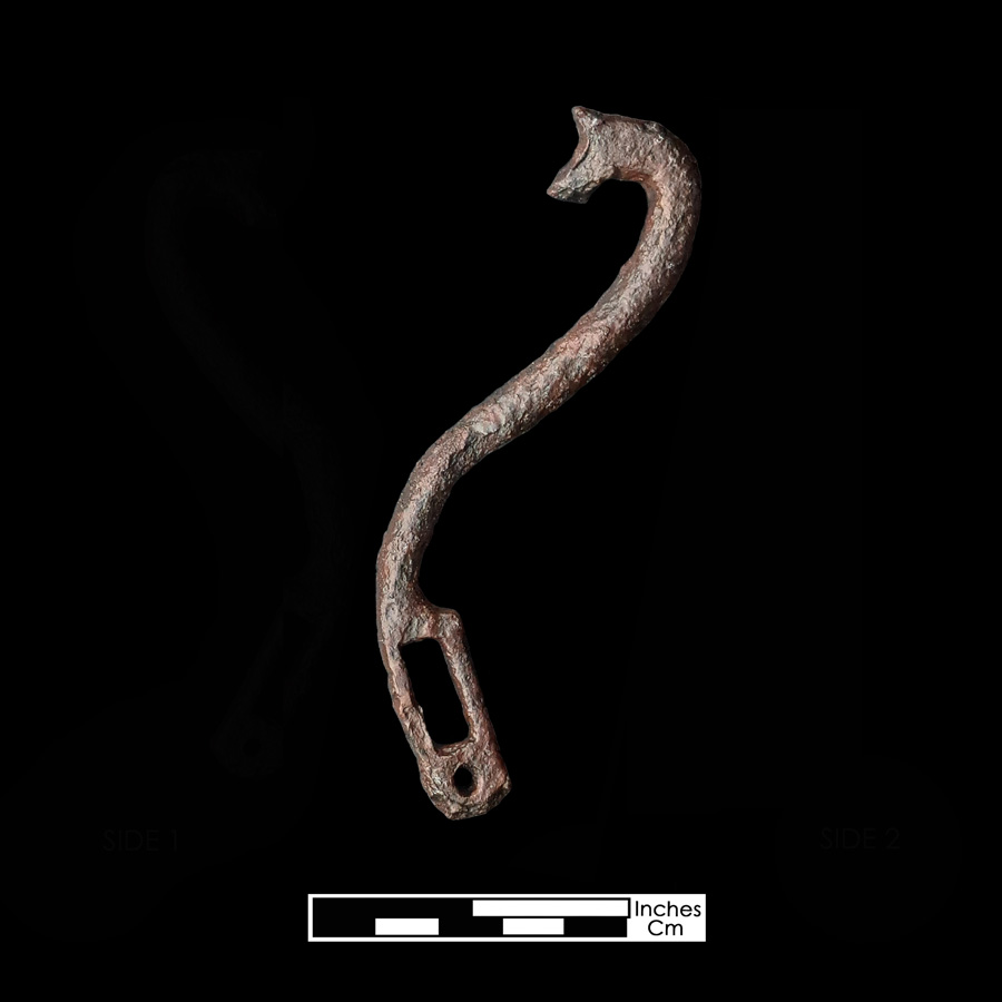Image of iron curb bit.