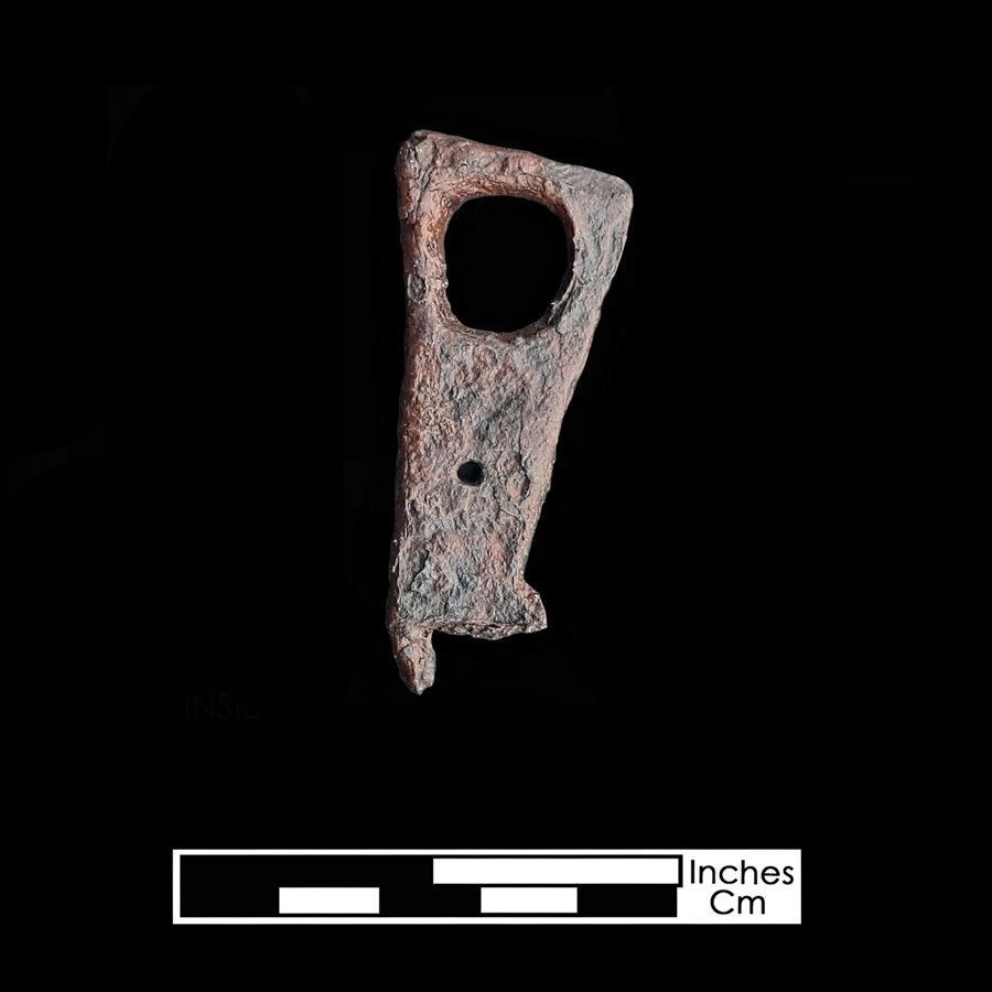 Image of iron curb bit.