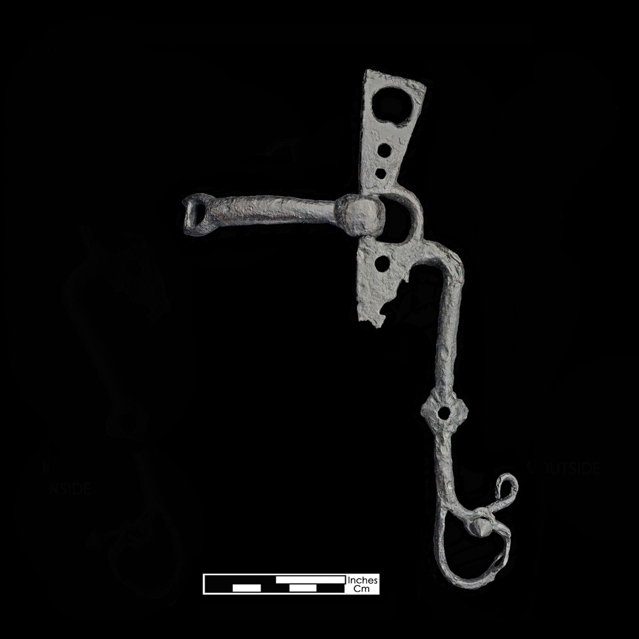 Image of iron curb bit.