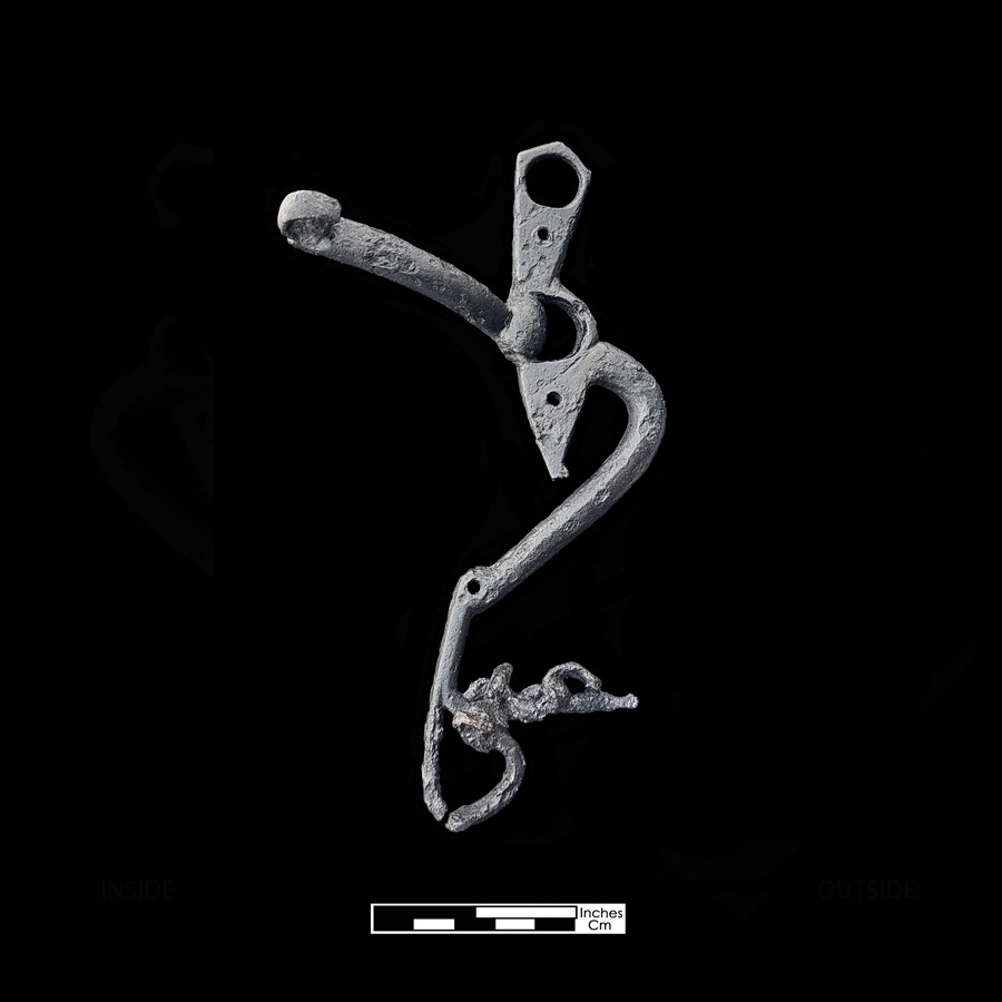 Image of iron curb bit.