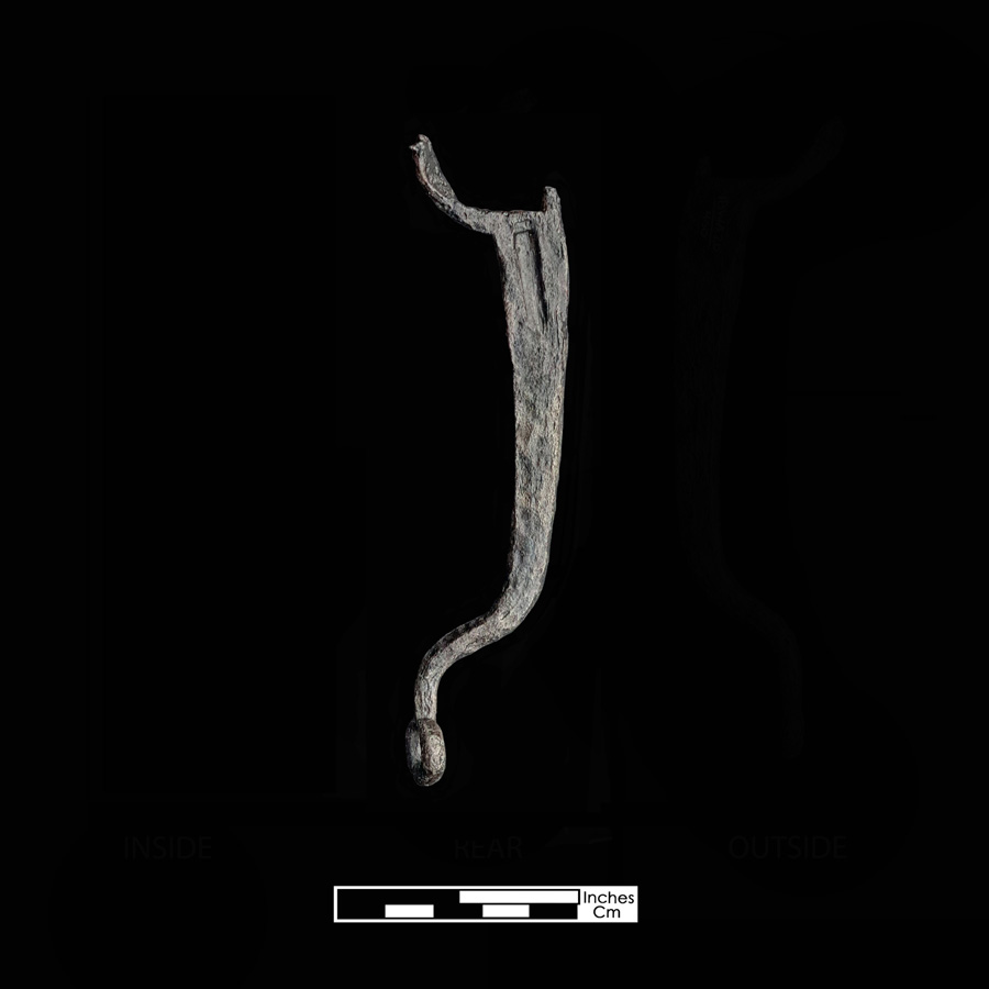 Image of iron curb bit.