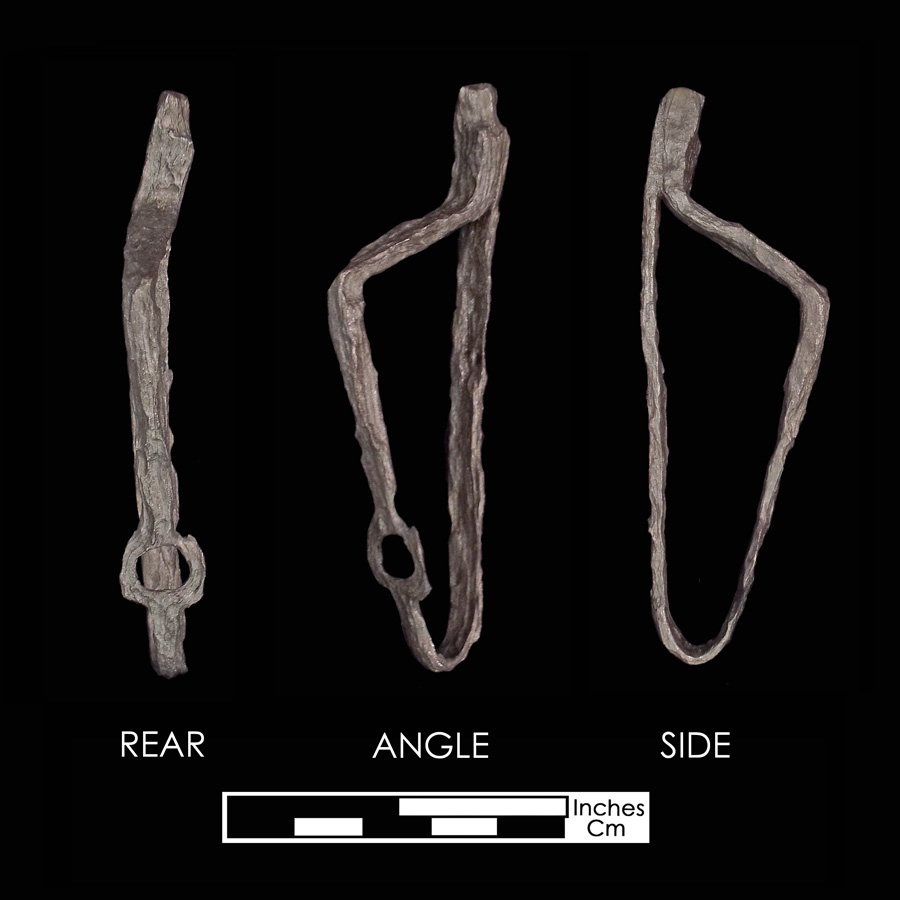 Image of iron curb bit.