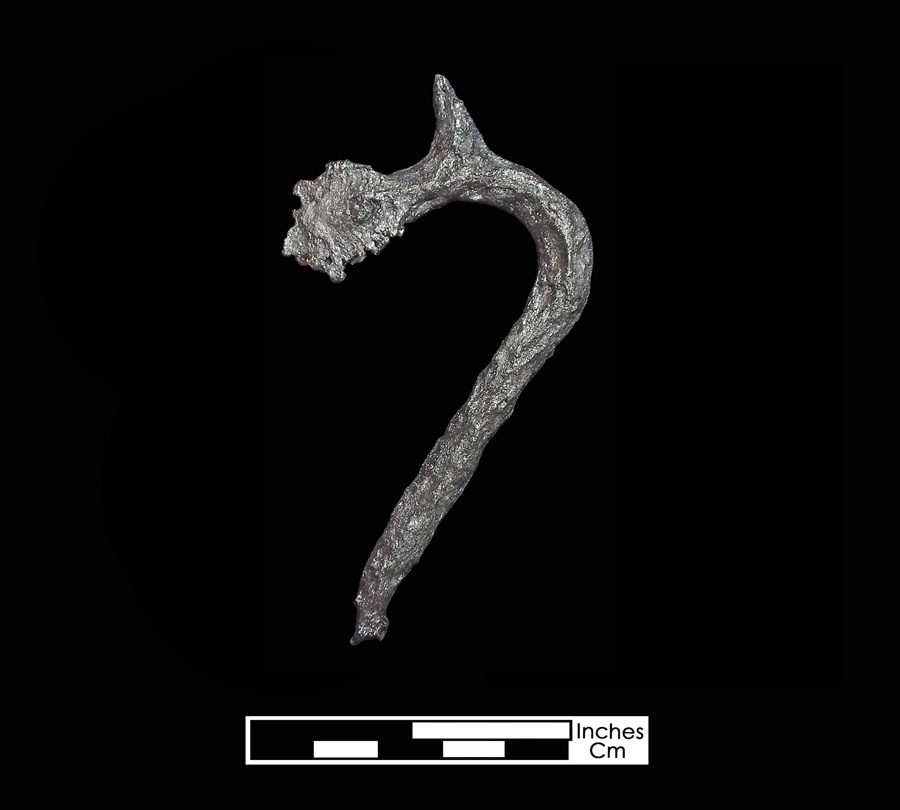 Image of iron curb bit.
