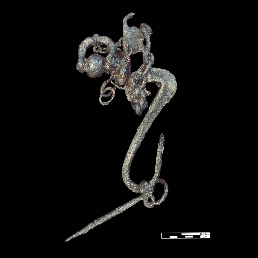 Image of iron curb bit.