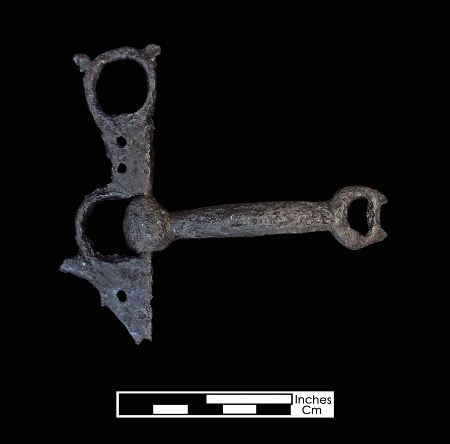 Image of iron curb bit.