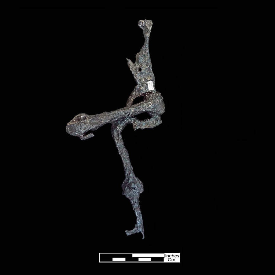 Image of iron curb bit.