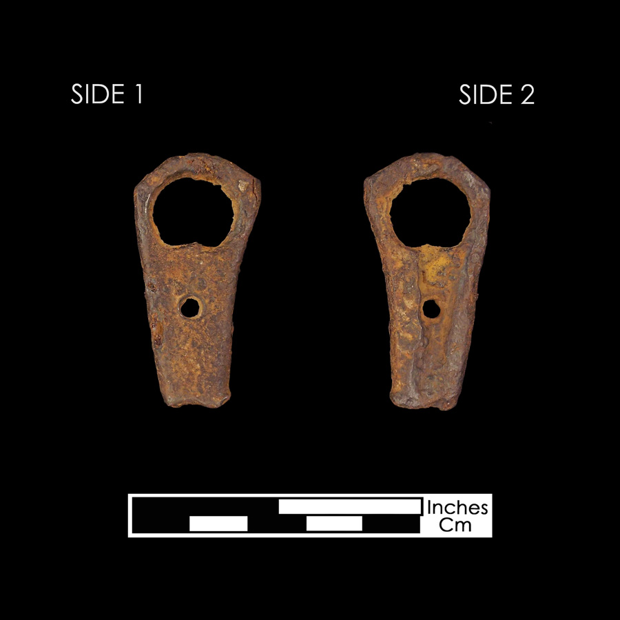 Image of iron curb bit.
