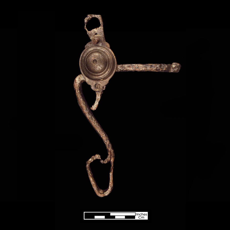 Image of iron curb bit.