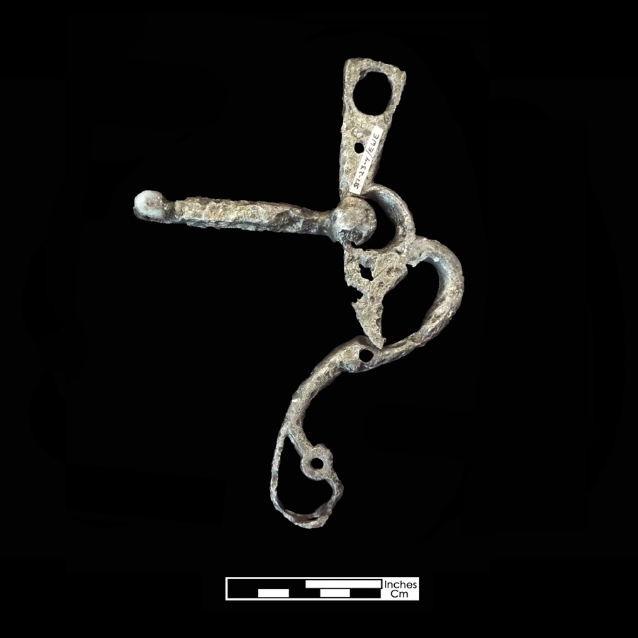Image of iron curb bit.