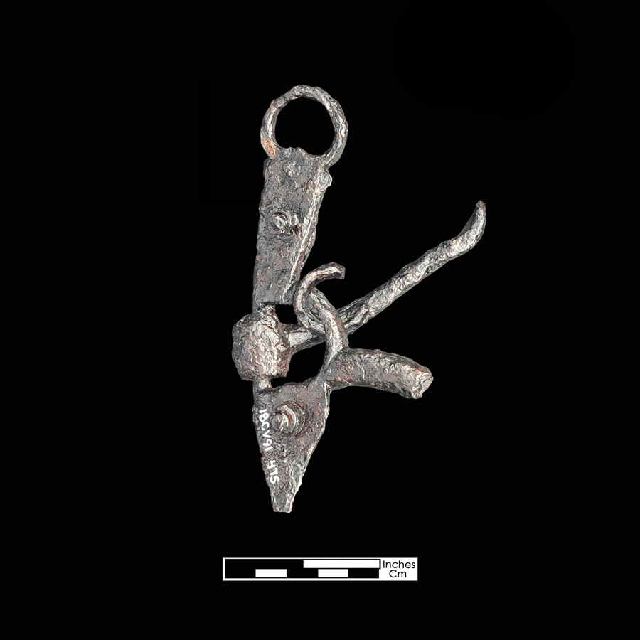 Image of iron curb bit.