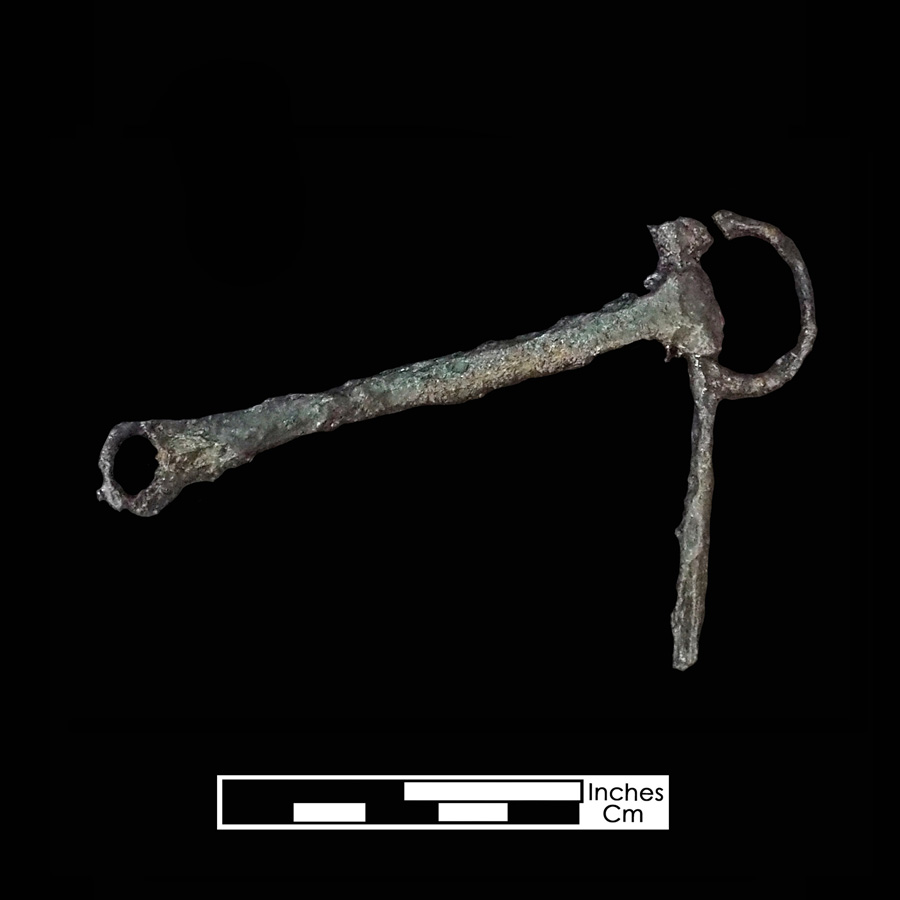 Image of iron snaffle bit.