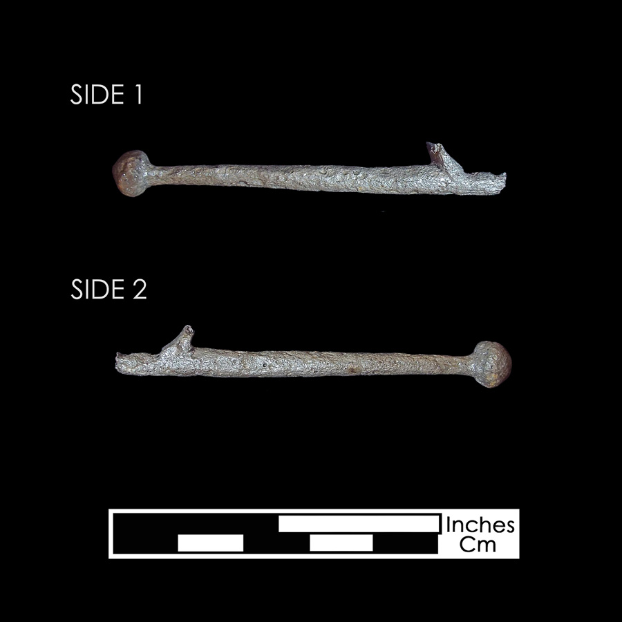 Image of iron snaffle bit.