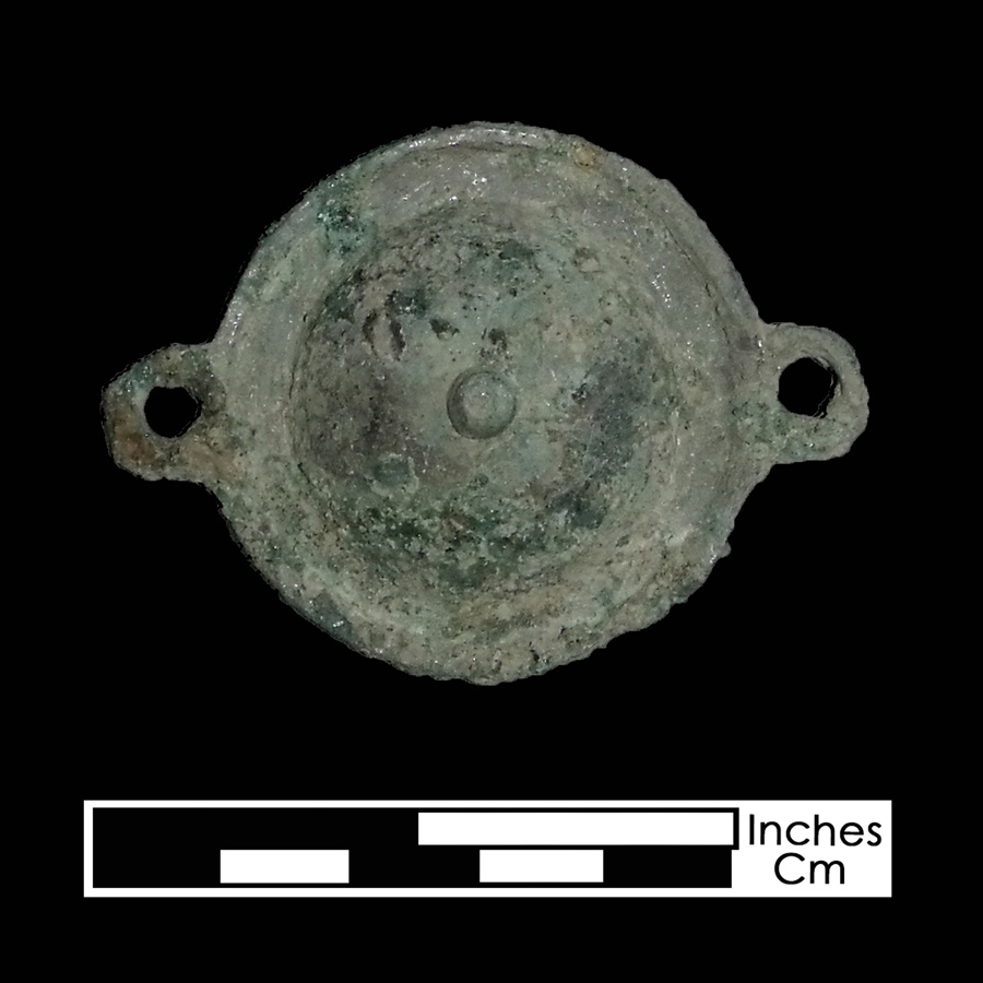 Image of copper alloy curb bit boss, Dome with Nipple.