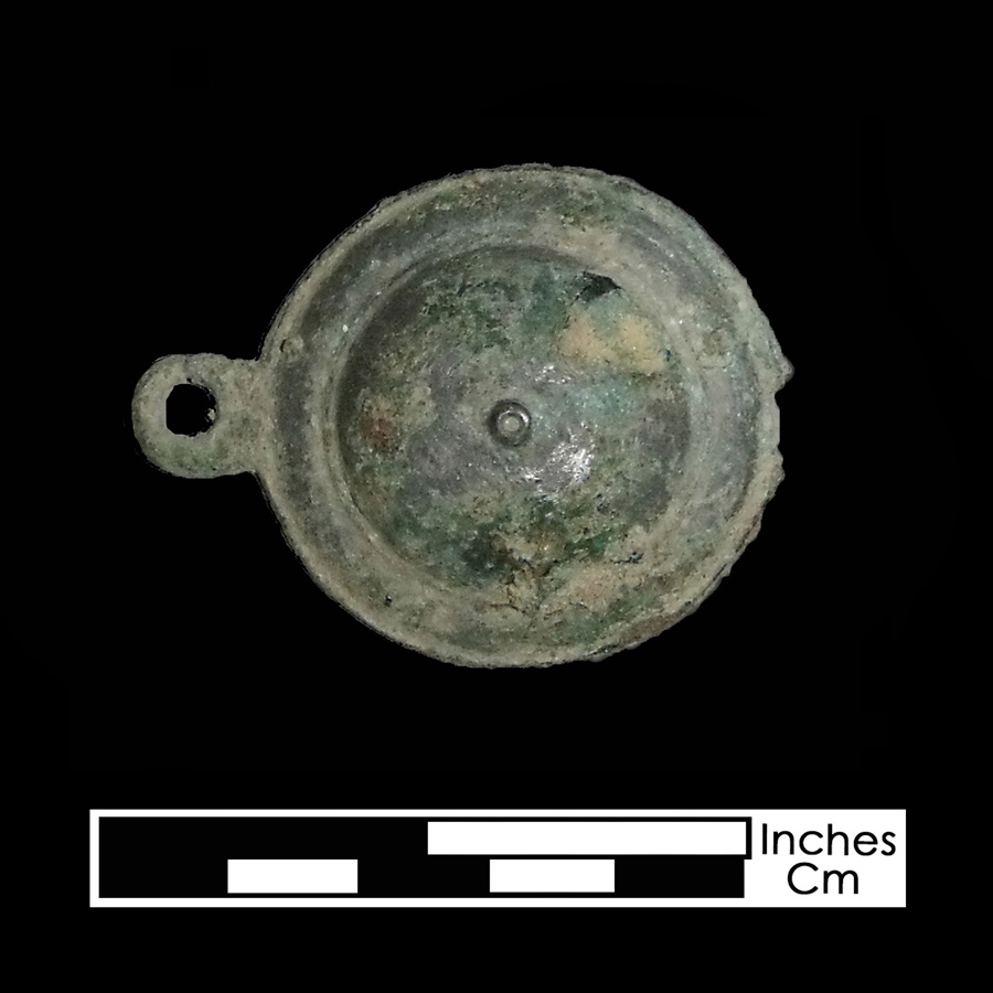 Image of copper alloy curb bit boss, Dome with Nipple.