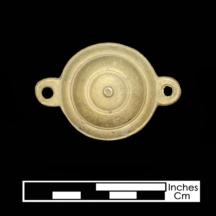 Image of copper alloy curb bit boss, Dome with Nipple.
