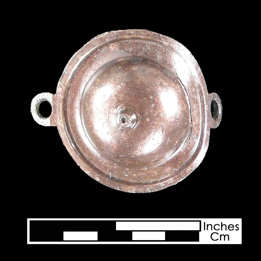 Image of copper alloy curb bit boss, Dome with Nipple.
