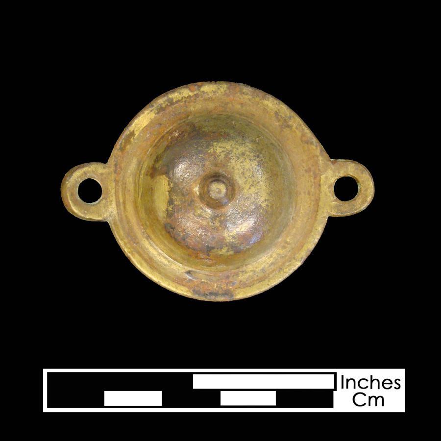 Image of copper alloy curb bit boss, Dome with Nipple.