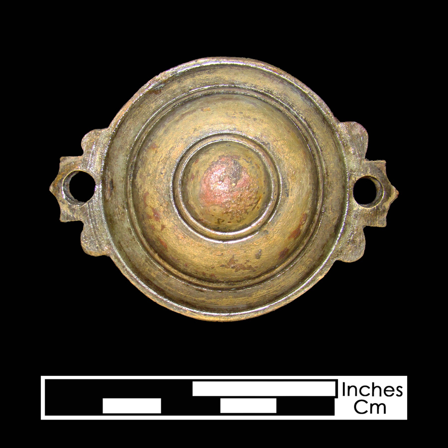 Image of copper alloy curb bit boss, Other Style.