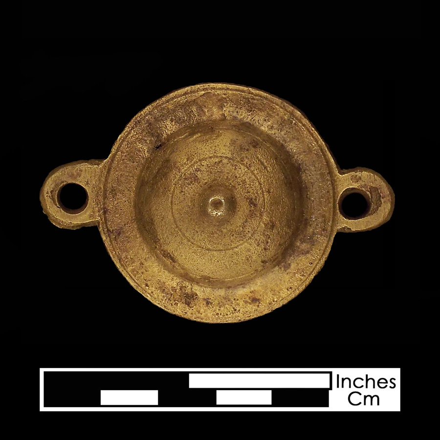 Image of copper alloy curb bit boss, Dome with Nipple.