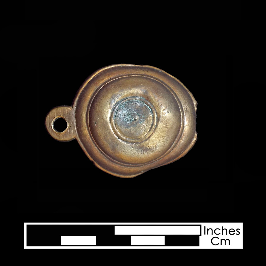 Image of copper alloy curb bit boss, Dome with Nipple.