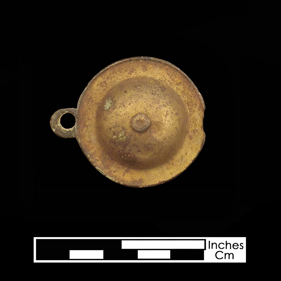 Image of copper alloy curb bit boss, Dome with Nipple.