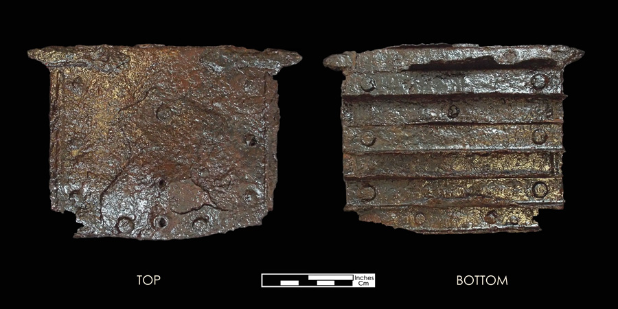 Image of iron curry comb.