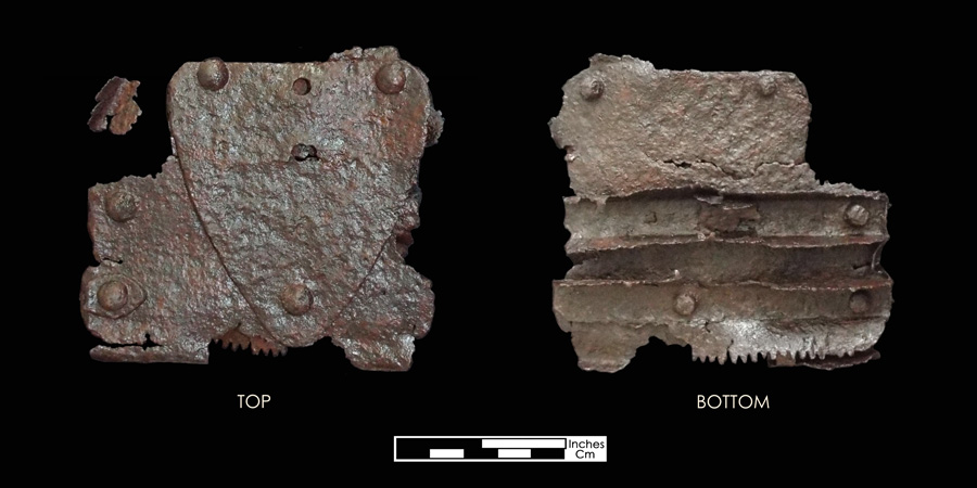 Image of iron curry comb.