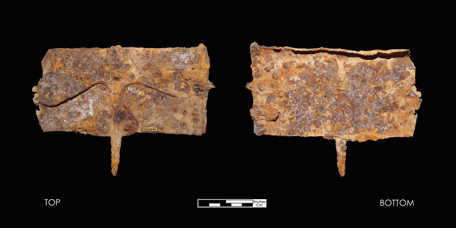 Image of iron curry comb.
