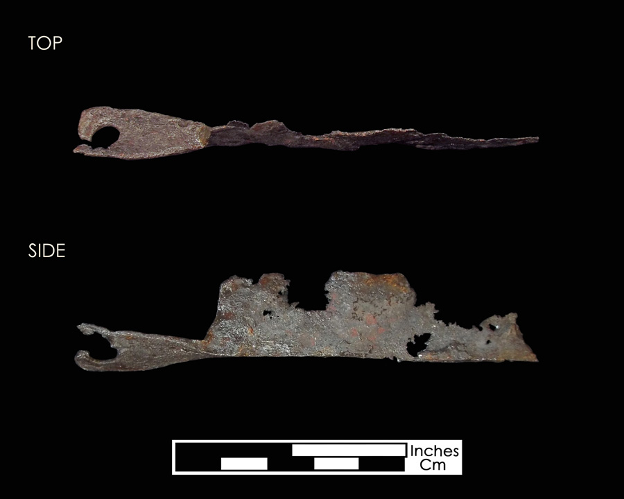 Image of iron curry comb.