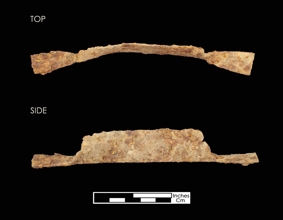 Image of iron curry comb.