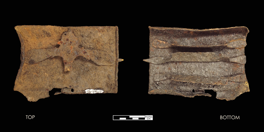 Image of iron curry comb.