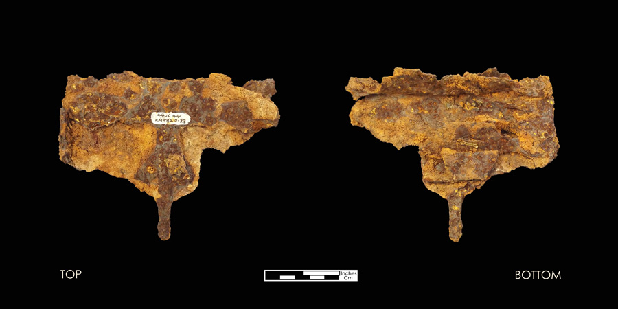 Image of iron curry comb.